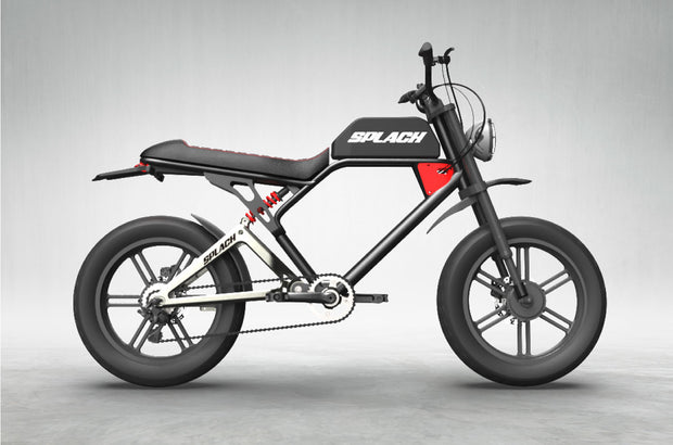 SPLACH CROSS: Harley-Like Hi-Tech Ebike