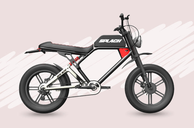 SPECIAL DEAL! SPLACH Cross: Harley-Like Hi-Tech E-bike