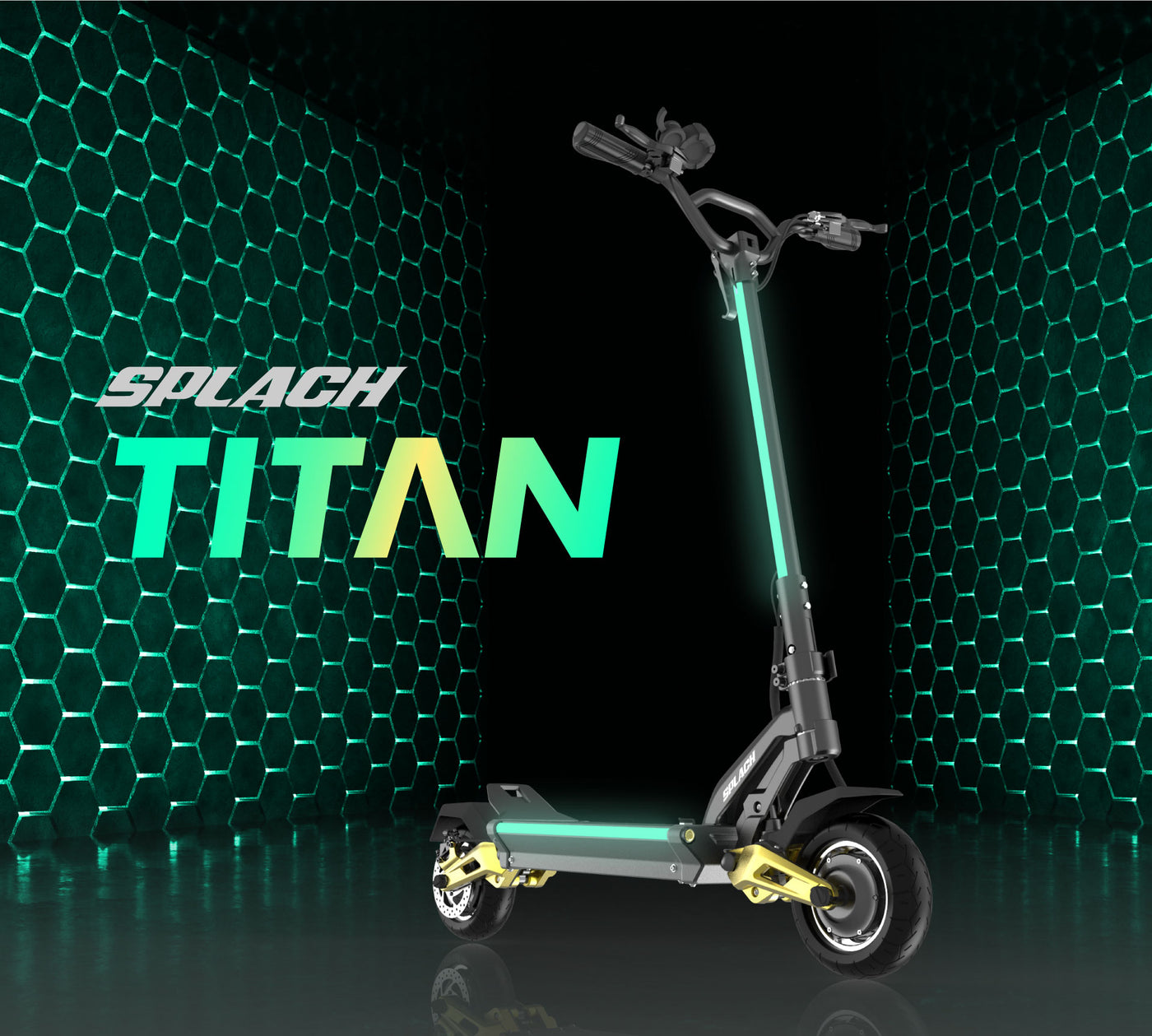 SPLACH-TITAN: A Dazzling SUV Like 2600W E-Scooter – SPLACH Bike