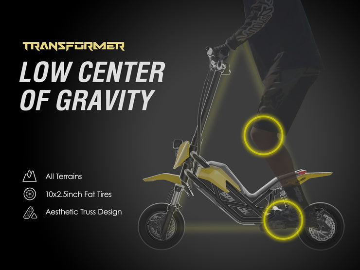 Splach Transformer SPLACH TRANSFORMER - A Transformable Motorbike-like E-Scooter – SPLACH Bike