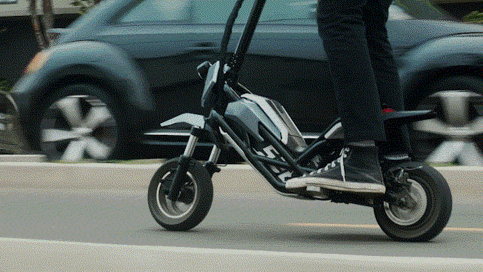 SPLACH TRANSFORMER - A Transformable Motorbike-like E-Scooter